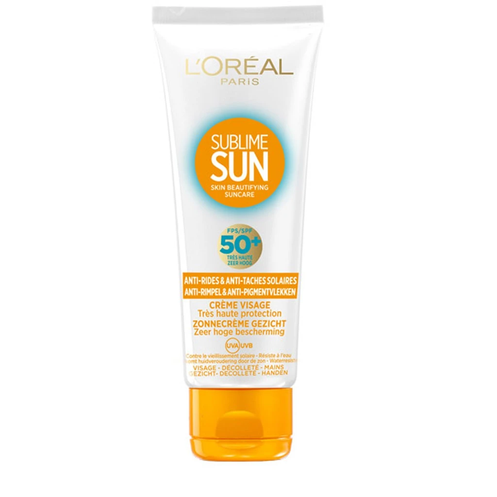 L'Oreal Sublime Sun Crema Viso 50+ 75 Ml 1 L'Oreal Sublime Sun Crema Viso 50+ 75 Ml