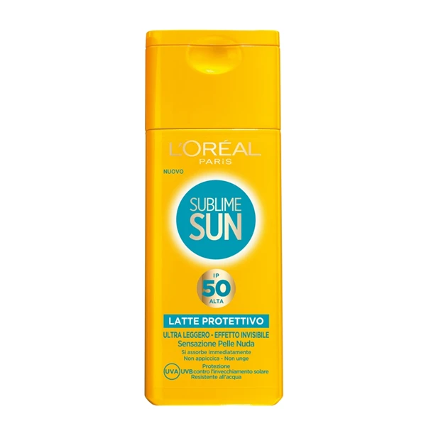 L'Oreal Sublime Sun Latte Invisibile Spf50 200 Ml 1 L'Oreal Sublime Sun Latte Invisibile Spf50 200 Ml