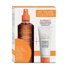 Collistar - Cofanetto Solare - Olio Secco Abbronzante 200 Ml + Crema Doposole Superidratante Rigenerante 50 Ml