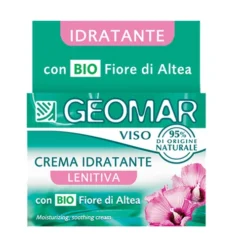 Geomar Crema Naturale Per Il Viso Idratatante Lenitiva Con Fiore Di Altea Biologico 50 Ml