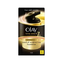 Olaz Crema Per Il Viso Idratante Quotidiana Anti Invecchiamento Con Fondotinta Max Factor Fair Spf 15 Touch Fondation 50Ml