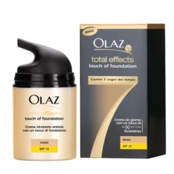 Olaz Crema Per Il Viso Idratante Quotidiana Anti Invecchiamento Con Fondotinta Max Factor Medium Touch Fondation Spf 15 50Ml