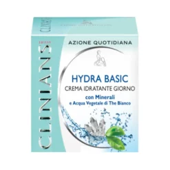 Clinians Hydra Basic Crema Idratante Con Minerali E Acqua Vegetale Di The Bianco 50 Ml
