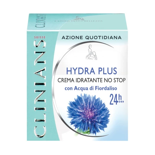 Clinians Hydra Plus Crema Idratante No Stop Con Acqua Di Fiordaliso 50Ml 1 Clinians Hydra Plus Crema Idratante No Stop Con Acqua Di Fiordaliso 50Ml