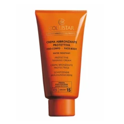 Collistar Crema Abbronzante Protettiva Viso-corpo Water Resistant Spf 15 150 Ml