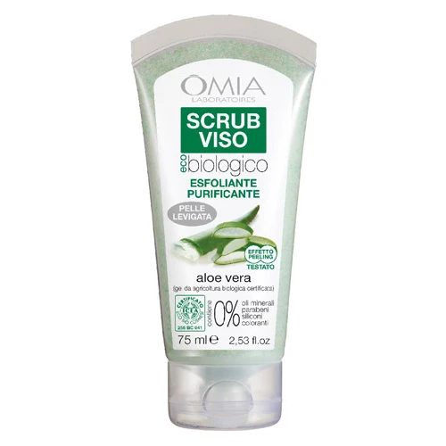 Omia - Scrub Viso Aloe Vera 75 Ml 1 Omia - Scrub Viso Aloe Vera 75 Ml