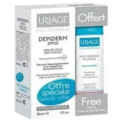 URIAGE Depiderm Fp 50 30 Ml + Eau Thermale 50 Ml