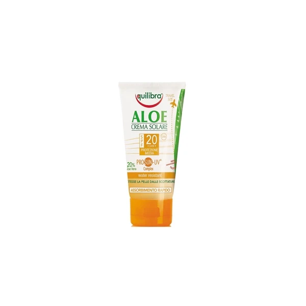 Equilibra - Travel Size Aloe Crema Solare Spf 20 75 Ml 1 Equilibra - Travel Size Aloe Crema Solare Spf 20 75 Ml