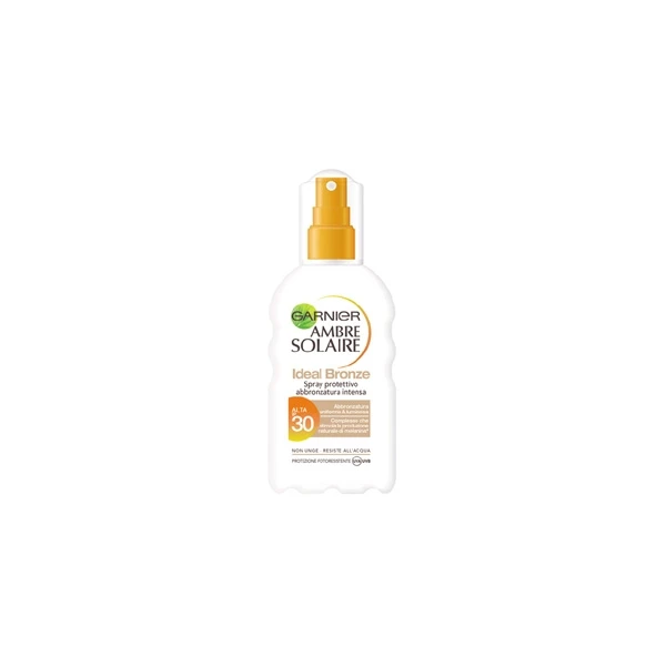 Garnier - Ambre Solaire Ideal Bronze Latte Spray Protettivo Spf 30 200 Ml 1 Garnier - Ambre Solaire Ideal Bronze Latte Spray Protettivo Spf 30 200 Ml