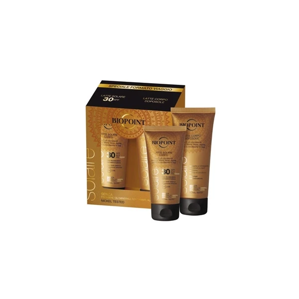 Biopoint - Body Sun Travel Kit Latte Solare Spf 30 75 Ml + Doposole 100 Ml 1 Biopoint - Body Sun Travel Kit Latte Solare Spf 30 75 Ml + Doposole 100 Ml