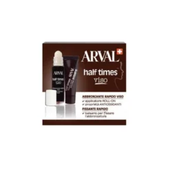 Arval - Half Times Viso - Abbronzante Rapido Viso Spf 8 2 Flaconi X 10 Ml + Fissante Rapido 2 Tubi X 10 Ml