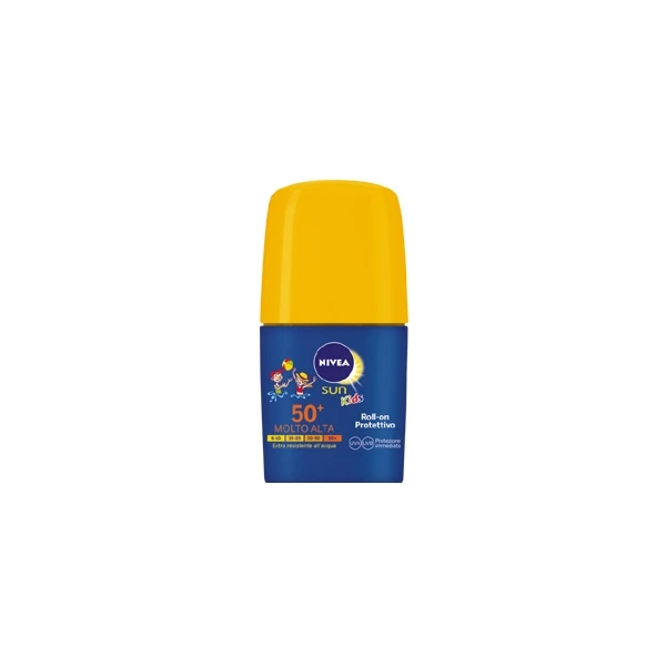 Nivea - Sun Kids Roll-on Protettivo Spf 50+ Molto Alta 50 Ml 1 Nivea - Sun Kids Roll-on Protettivo Spf 50+ Molto Alta 50 Ml