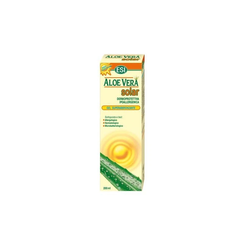 ESI - Aloe Vera Solar - Gel Superabbronzante 200ml 1 ESI - Aloe Vera Solar - Gel Superabbronzante 200ml