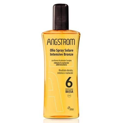 Angstrom Olio Spray Solare Intensive Bronze SPF 6 Protezione Bassa 150 Ml 1 Angstrom Olio Spray Solare Intensive Bronze SPF 6 Protezione Bassa 150 Ml