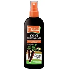 Delice Solaire - Olio Abbronzante Spray Carota Nera 150 Ml