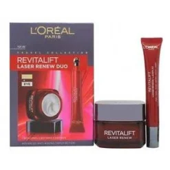 L'oreal Revitalift Laser Renew Anti-Ageing Skincare Confezione Regalo 50ml Crema Da Giorno + 15ml Crema Occhi