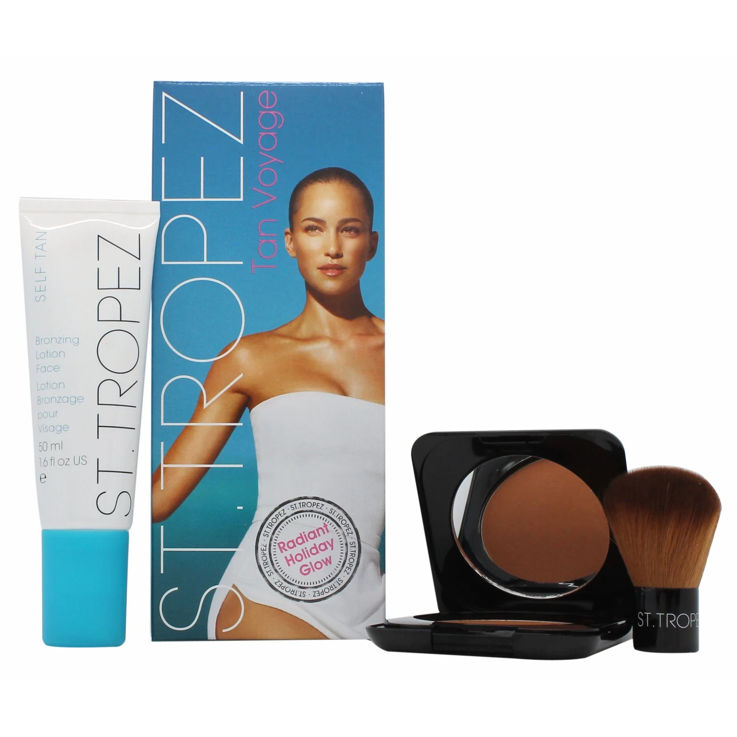 St. Tropez St.Tropez Bronzer Crema Viso Abbronzante 50 Ml + Terra Abbronzante 12 G + Pennello 1 St. Tropez St.Tropez Bronzer Crema Viso Abbronzante 50 Ml + Terra Abbronzante 12 G + Pennello