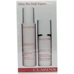 Clarins White Plus HP Confezione Regalo 75ml Whitening Velvet Emulsione + 30ml Intensive Whitening Smoothing Siero
