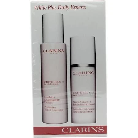 Clarins White Plus HP Confezione Regalo 75ml Whitening Velvet Emulsione + 30ml Intensive Whitening Smoothing Siero 1 Clarins White Plus HP Confezione Regalo 75ml Whitening Velvet Emulsione + 30ml Intensive Whitening Smoothing Siero