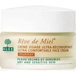 Nuxe Reve De Miel Ultra Comfortable Face Cream Ultra Calming Day Cream For Dry And Sensitive Skin 50Ml