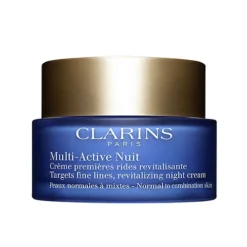 Clarins - Multi-active Creme Nuit Legere - Crema Viso Notte Prime Rughe Per Pelli Da Normali A Miste 50 Ml