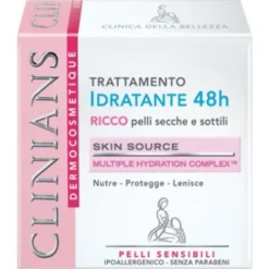 Clinians Trattamento Idratante 48h Ricco 50 Ml