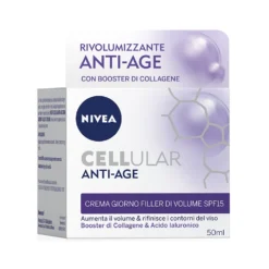 Nivea Cellular Anti-age Crema Giorno Filler Di Volume Spf 15 50 Ml