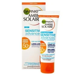 Garnier - Ambre Solaire Sensitive Advanced Collo & Viso 50 Ml SPF50