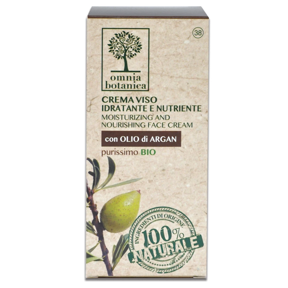 Omnia Botanica - Crema Viso Idratante E Nutriente Con Olio Di Argan Purissimo 50 Ml 1 Omnia Botanica - Crema Viso Idratante E Nutriente Con Olio Di Argan Purissimo 50 Ml