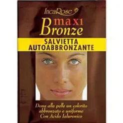 Salviette Autoambrozzanti Incarose Maxi Bronze 6 Pezzi