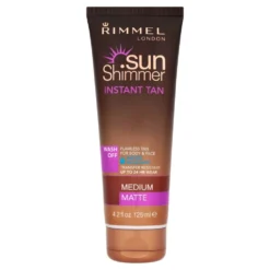 Rimmel - Instant Tan Sun Shimmer - Resistente All'Acqua 125-ml - Medium Matte