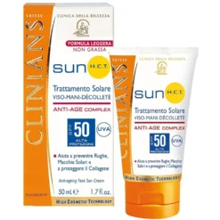 Clinians Trattamento Solare Viso-Mani-Decollete' SPF 50