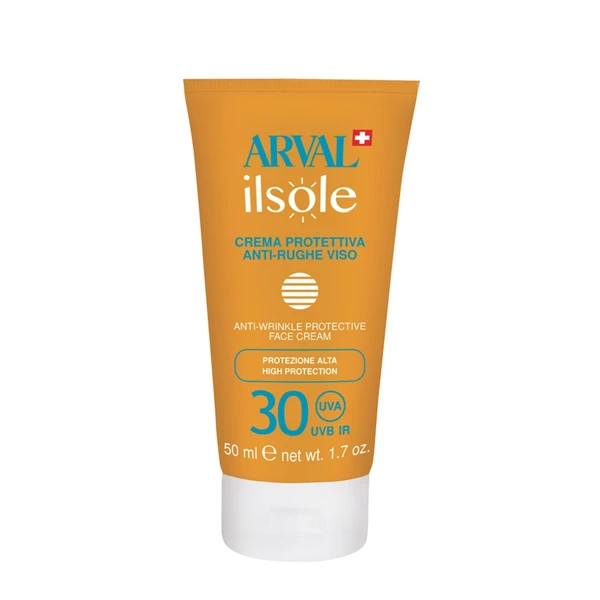 Arval Il Sole Crema Protettiva Antirughe Viso Spf30 1 Arval Il Sole Crema Protettiva Antirughe Viso Spf30