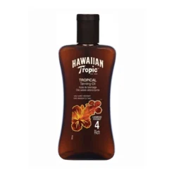 Hawaiian Tropic Tropical Tanning Oil Spf 4 Olio Protezione Solare Bassa 200 Ml
