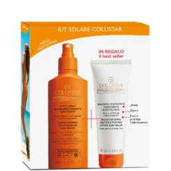 COLLISTAR LATTE SPRAY SUPERABBRONZANTE IDRATANTE SPF 15 VISO E CORPO + BALSAMO DOPOSOLE IDRATANTE RESTITUTIVO