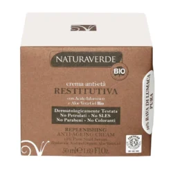 NaturaVerde Crema Anti-eta' Restitutiva Bava Di Lumaca Pura 50 Ml