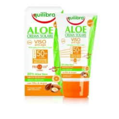 EQUILIBRA ALOE SOLARE CREMA VISO SFP50+ TUBO 75 ML
