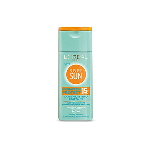 L'Oreal Paris Sublime Sun Hydrafresh Protect Latte Protettivo Dissetante Spf 15 200 Ml 1 L'Oreal Paris Sublime Sun Hydrafresh Protect Latte Protettivo Dissetante Spf 15 200 Ml