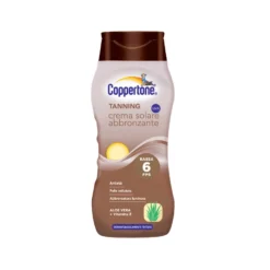 Coppertone Tanning Crema Solare Abbronzante Spf 6 200 Ml