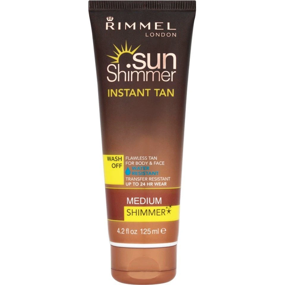 Rimmel Instant Tan Sun Shimmer Restistente All'Acqua 125 Ml Medium Shimmer 1 Rimmel Instant Tan Sun Shimmer Restistente All'Acqua 125 Ml Medium Shimmer