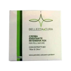 Bellezza E Cura Crema Viso Idratante Intensiva Pelli Mature H24 50 Ml