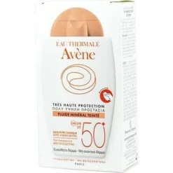Avène Avene Eau Thermale Fluido Minerale Colorato SPF50+ Solare Viso 40 Ml