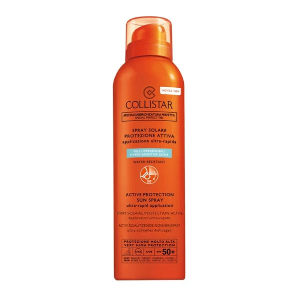 Collistar Spray Solare Protezione Attiva Spf50+ 150 Ml 1 Collistar Spray Solare Protezione Attiva Spf50+ 150 Ml