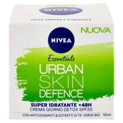 Nivea Essentials Urban Skin Defence Crema Giorno Detox SPF20 50 Ml