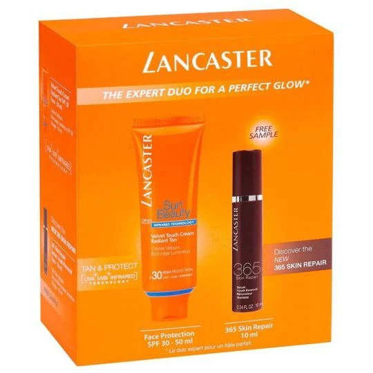 Lancaster Sun Beauty Velvet Touch Cream SPF30 50 Ml + 365 Skin Repair 10 Ml 1 Lancaster Sun Beauty Velvet Touch Cream SPF30 50 Ml + 365 Skin Repair 10 Ml