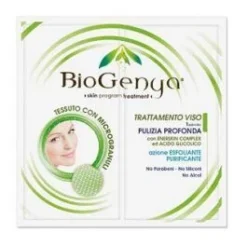 Biogenya Salviette Pulizia Profonda Azione Esfoliante E Purificante 2 Pezzi.