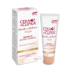 CERA DI CUPRA RICETTA DI BELLEZZA CREMA BIANCA PER PELLI NORMALI TUBO 75 ML