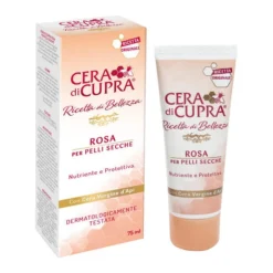 CERA DI CUPRA ROSA CREMA PER PELLI SECCHE 75 Ml RICETTA DI BELLEZZA