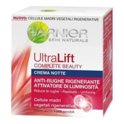Garnier Ultra Lift Crema Notte Complete Beauty 50 Ml Trattamento Viso Antirughe Rassodante Rigenerante Attivatore Di Luminosita