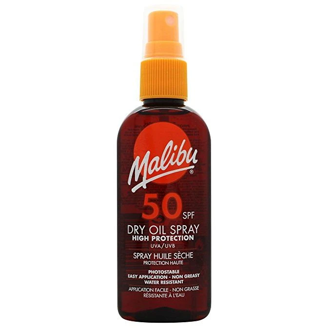 Malibu Sun Olio Secco Spray 100ml SPF50 1 Malibu Sun Olio Secco Spray 100ml SPF50